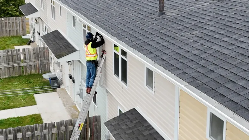 a view of of the coast from a home in Saint John, New Brunswick