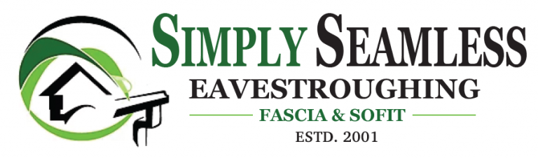 simply seamless eavestroughing logo